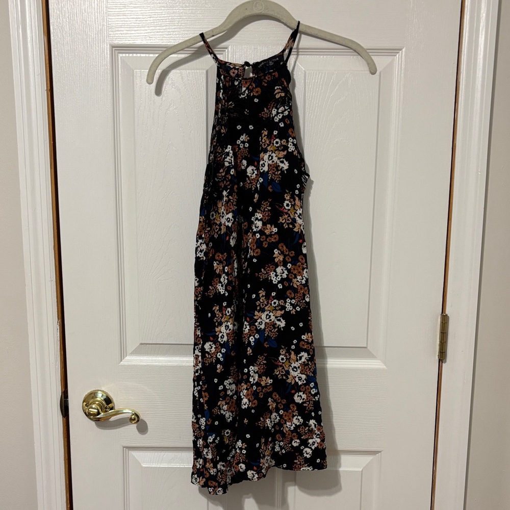 Kendall & Kylie Black Floral Dress